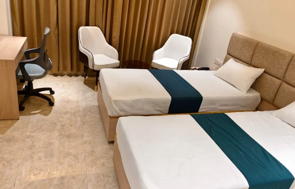 Twin Double Room at Sri Datta Crest